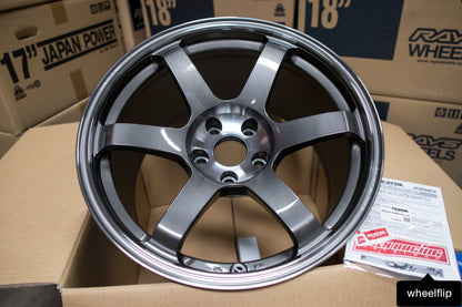 Volk Racing TE37 Saga SL 18x10.5 +15 5x114.3 Pressed Graphite (SET)