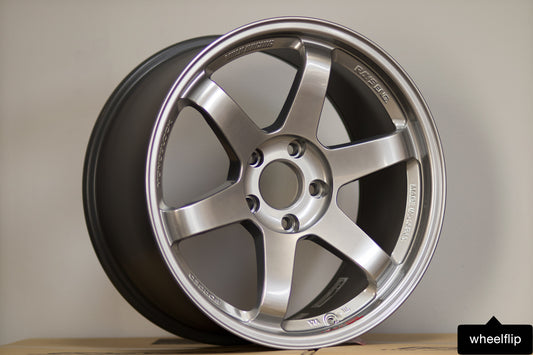 Volk Racing TE37SL 18x9.5 +38 5x120 Mercury Silver (SET)