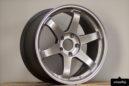 Volk Racing TE37SL 18x10 +40 5x120 Mercury Silver (SET)