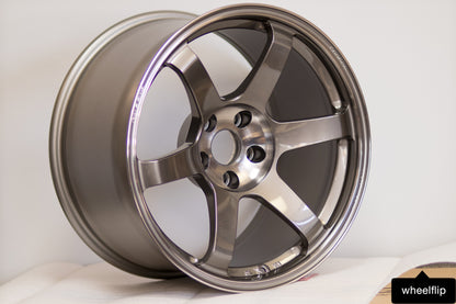 Volk Racing TE37 Saga SL 18x10.5 +15 5x114.3 Pressed Graphite (SET)