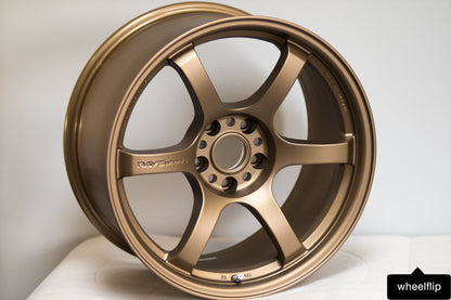 Rays Gram Lights 57DR 18x9.5 +38 5x114.3 Bronze 2 (PAIR)