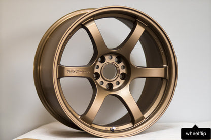 Rays Gram Lights 57DR 18x9.5 +38 5x114.3 Bronze 2 (PAIR)