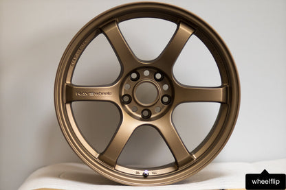 Rays Gram Lights 57DR 18x9.5 +38 5x114.3 Bronze 2 (PAIR)