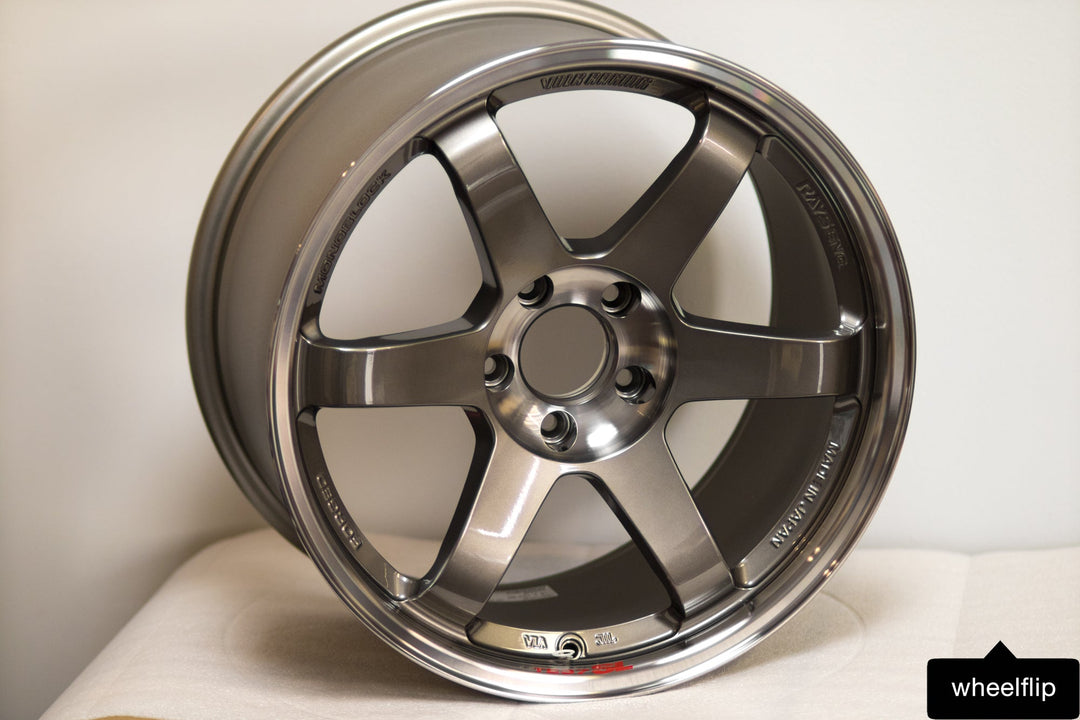 Volk Racing TE37SL 18x9.5 +22 5x120 Pressed Graphite (SET)