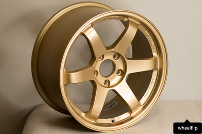 Volk Racing TE37SL 18x9.5 +22 5x114.3 Gold (SET)