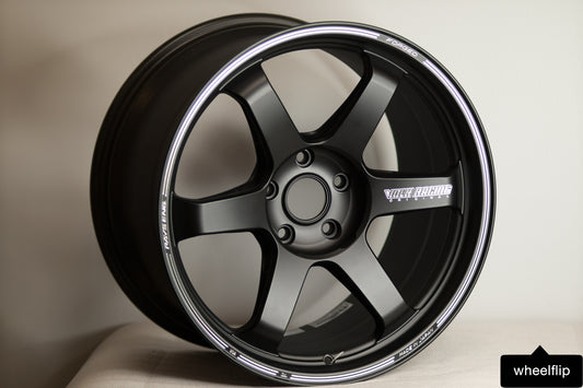 Volk Racing TE37 Ultra Track Edition II 19x9.5 +23, 19x11 +37 5x120 Blast Black (SET)