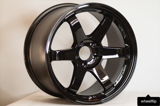 Volk Racing TE37SL 18x10 +30 5x114.3 Gloss Black (SET)