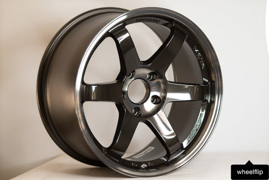 Volk Racing TE37SL 18x10 +40 5x114.3 Pressed Double Black (SET)