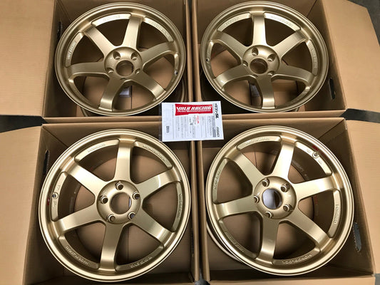 Volk Racing TE37SL 18x9.5 +22, 18x11 +34 5x120 Gold (SET)