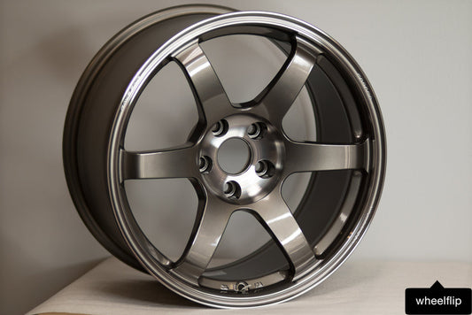 Volk Racing TE37 Saga SL 18x9.5 +45 5x100 Pressed Graphite (SET)