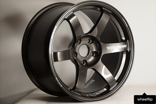 Volk Racing TE37 Saga S-Plus 18x9.5 +20, 18x10.5 +30 5x120 Diamond Dark Gunmetal (SET)