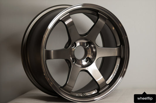 Volk Racing TE37 Sonic SL 16x8 +24 4x100 Pressed Graphite (SET)