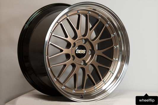BBS LM 19x9.5 +22, 19x11 +37 5x120 Satin Bronze (SET)