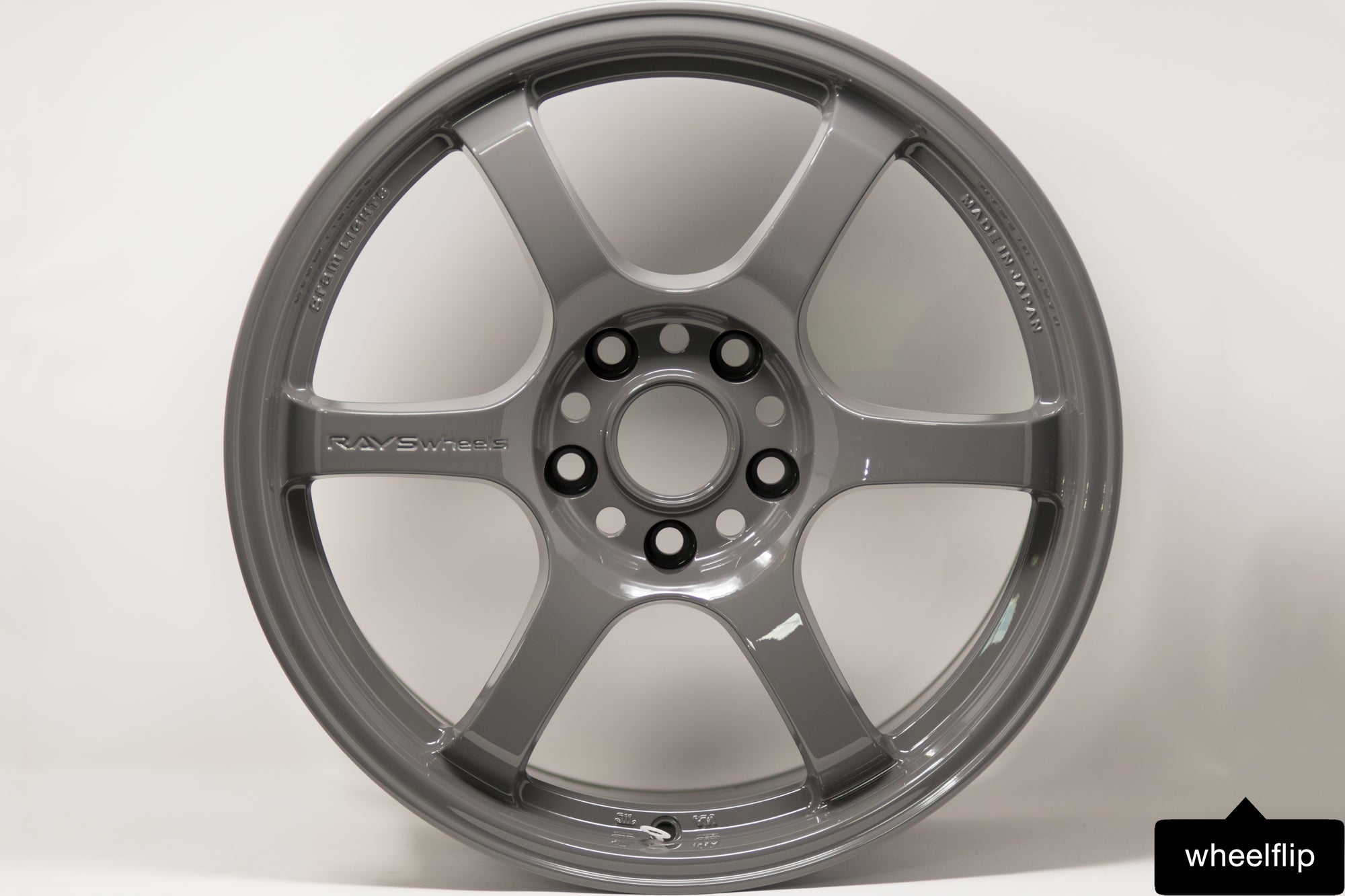 Rays Gram Lights 57DR 17x9 +22 5x114.3 Glossy Gray (SET) – WheelFlip