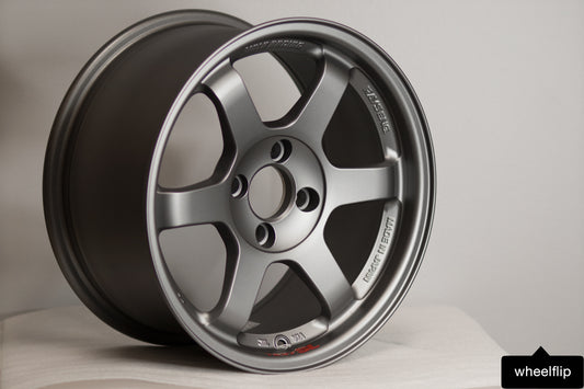 Volk Racing TE37SL 15x8 +35 4x100 Titanium Gunmetal (SET)