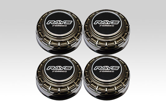 Rays 6H 6x139.7 Center Cap (Black Chrome) (SET)