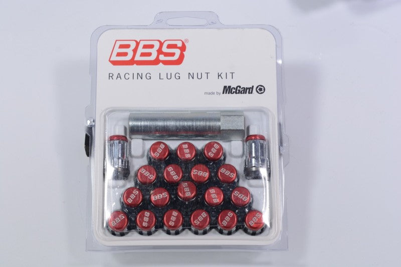 BBS McGard Lug Nut Set 12x1.25 Red