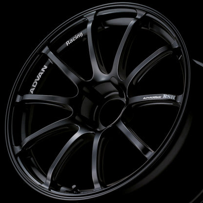 Advan RSII 19x9.0 +35 5-114.3 Semi Gloss Black Wheel