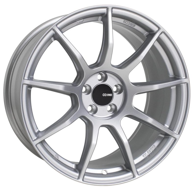 Enkei TS9 18x9.5 5x100 40mm Offset 72.6mm Bore Silver Paint