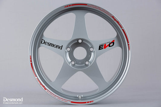 Desmond Regamaster EVO II 18x9.5 +45 5x120 Gloss Silver (SET)