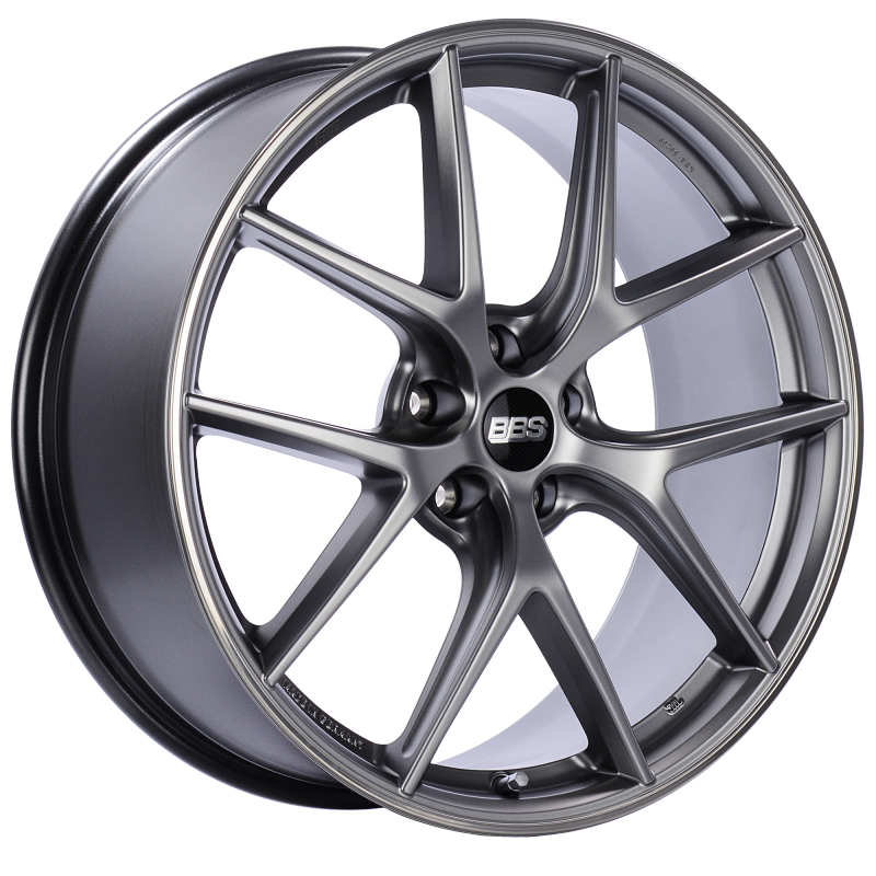 BBS CI-R 20x8.5 5x112 ET42 Platinum Silver Polished Rim Protector Wheel -82mm PFS/Clip Required