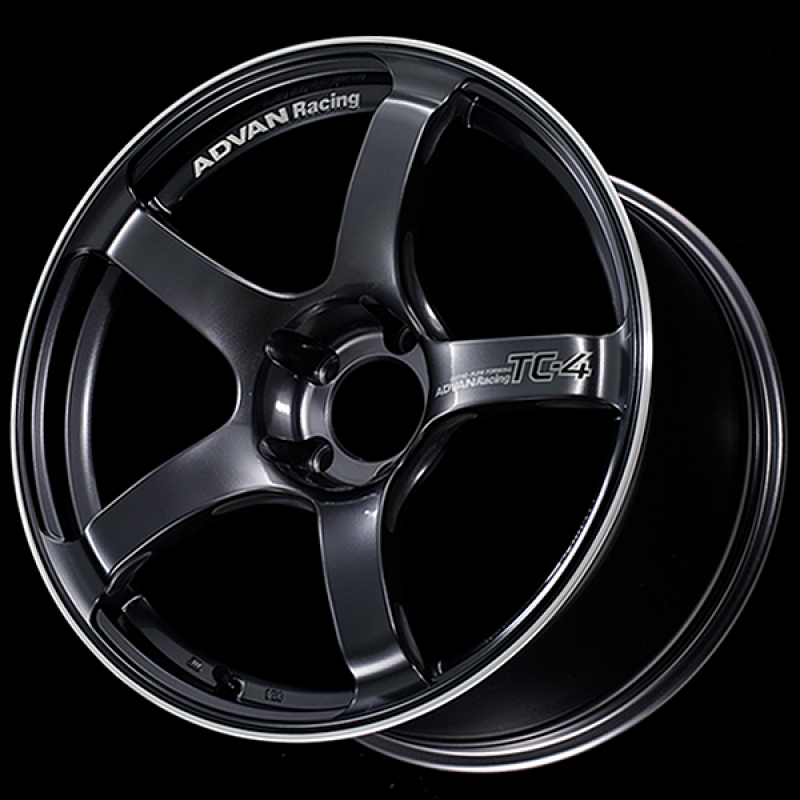 Advan TC4 18x9.5 +45 5-100 Racing Gunmetallic & Ring Wheel