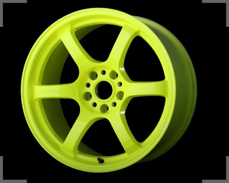 Gram Lights 57DR 17x9 +38 5-100 Luminous Yellow Wheel