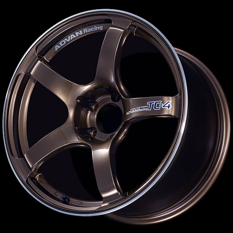 Advan TC4 18x8.5 +45 5-114.3 Racing Umber Bronze & Ring Wheel